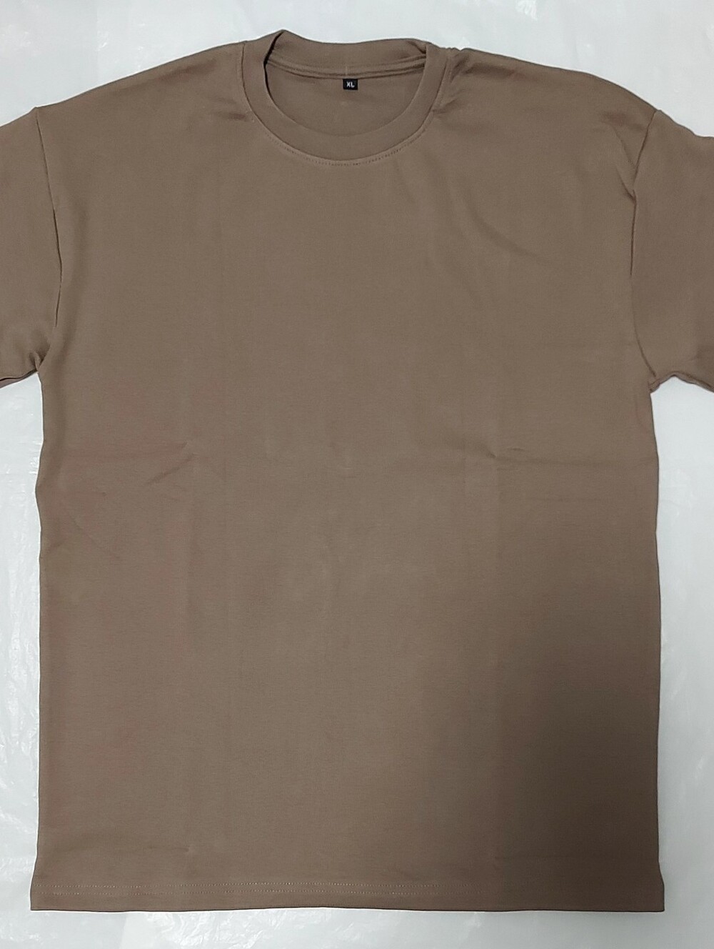 ​Jama Men's Boxy Fit T-Shirt Heavyweight Cotton Streetwear Tee Shirt Brown